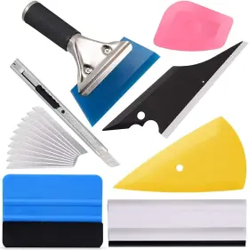 Geartronics 713653387564 Car Window Film Tinting Tools Vinyl Wrap Installation Kit Squeegee Scraper Mzlic #2