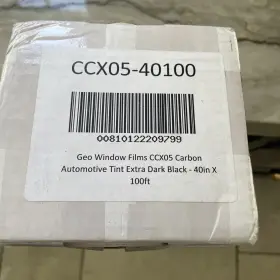 Geo Ccx05 Window Film Carbon Automotive Tint Extra Dark Black 40 Inch X 100