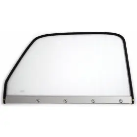 Do07-47wl Golden Star Door Window Glass And Frame 1947-1950 Chevy Pickup Black F