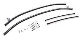 91076 Jegs Quarter Glass Run Channel Kit For 1964-1965 Oldsmobile Cutlass F85 442