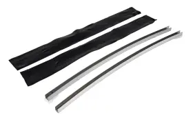 91095 Jegs Vertical Quarter Glass Window Channel Guides For 1973-1974 Chevrolet Nova