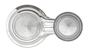 Jegs 91161 Vent Window Handles For 1968-1972 Gm A-body Clear Knob