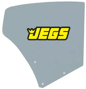Dq3965-ytn Jegs Replacement Quarter Glass Fits Select 1968-1972 Gm A-body Convertible