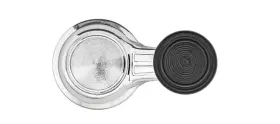 Jegs Ghe68e270q Vent Window Handle For 1968-1972 Gm A-body Black Knob