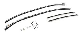 Jegs Qgk-66a Quarter Glass Run Channel Kit For 1966-1967 Buick Chevrolet Oldsmobile