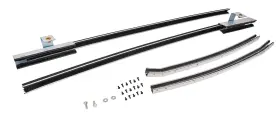 Jegs Qgk-68 Quarter Glass Run Channel Kit For 1968 Chevrolet Chevy Ii 1969-1972