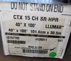 50157702 Llumar Window Film Ctx 15 Ch Sr Hpr 40 Inch 100ft 50157702 Llumar Window Film Ctx 15 Ch Sr Hpr 40 Inch 100ft