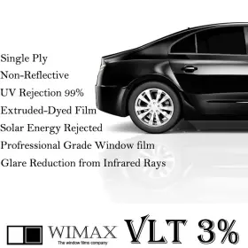 Wm32030 Mkbrother Wimax Limo 3% Vlt 20 Inch In X 30ft Ft Feet Uncut Roll Window Tint Film Auto Car H #2 Wm32030 Mkbrother Wimax Limo 3% Vlt 20 Inch In X 30ft Ft Feet Uncut Roll Window Tint Film Auto Car H #2