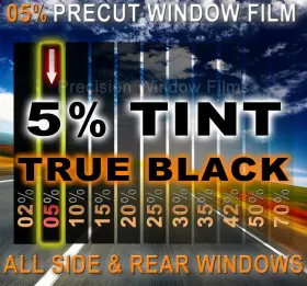 12232015556788196 Precision Window Films Precut Film 5% Vlt Limo Black Tint For Ford Expedition 2007-2017 12232015556788196 Precision Window Films Precut Film 5% Vlt Limo Black Tint For Ford Expedition 2007-2017