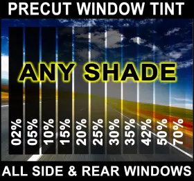 79954258768554 Precision Window Films Nano Carbon Film Precut All Sides And Rears For 2020 - 2024 Jeep Gladiator