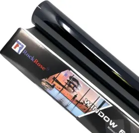 Rockrose 810088071768 20% Premium Carbon Car Window Tint 24 In X 10ft 20 Percent