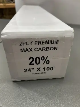 H24010307 Tintx New 20 Inch X100ft Tint X Max Carbon 2ply Premium Car Window Film Roll 20% #2 H24010307 Tintx New 20 Inch X100ft Tint X Max Carbon 2ply Premium Car Window Film Roll 20% #2