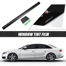 X236 X Autohaux 723115298901 1 Set Universal Car Window Tint Film Tinting Dark Black 25% 75x600cm 30 Inch #3 X236 X Autohaux 723115298901 1 Set Universal Car Window Tint Film Tinting Dark Black 25% 75x600cm 30 Inch #3