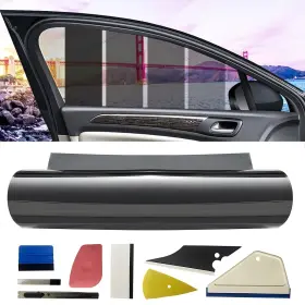 Vat-15 Yifuok 2ply Premium Carbon 20% Vlt Car Tint 20 In X 100 Ft Professional Window Vat-15 Yifuok 2ply Premium Carbon 20% Vlt Car Tint 20 In X 100 Ft Professional Window