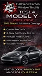 For Tesla Model Y 2024+ Pre Cut Window Tint Full Front & Rear Sunroof. Fixed Price $150.00.