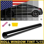 Window Tint %15 20"X10FT Car Home Scratch Resistant Super Dark Black Film Oxilam. Fixed Price $13.99.