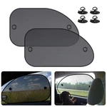 Pack Universal Car Window Shade, Cling 25.6"X15" (2PCS - Side), Black. Fixed Price $13.74.