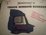 New Breezeway #1 Truck Window Screens P/n 4913212-D313218 Sr. Fixed Price $75.00.