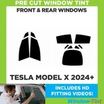 For Tesla Model X 2024+ Pre Cut Window Tint Full Front & Rear. Fixed Price $89.44.