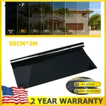 Total Blackout Window Film 5% Light Blocking Room Darkening Uncut Roll Durable. Fixed Price $12.99.